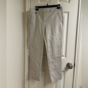 Adrianna Papell tan khaki business trousers pants corpcore old money pre…